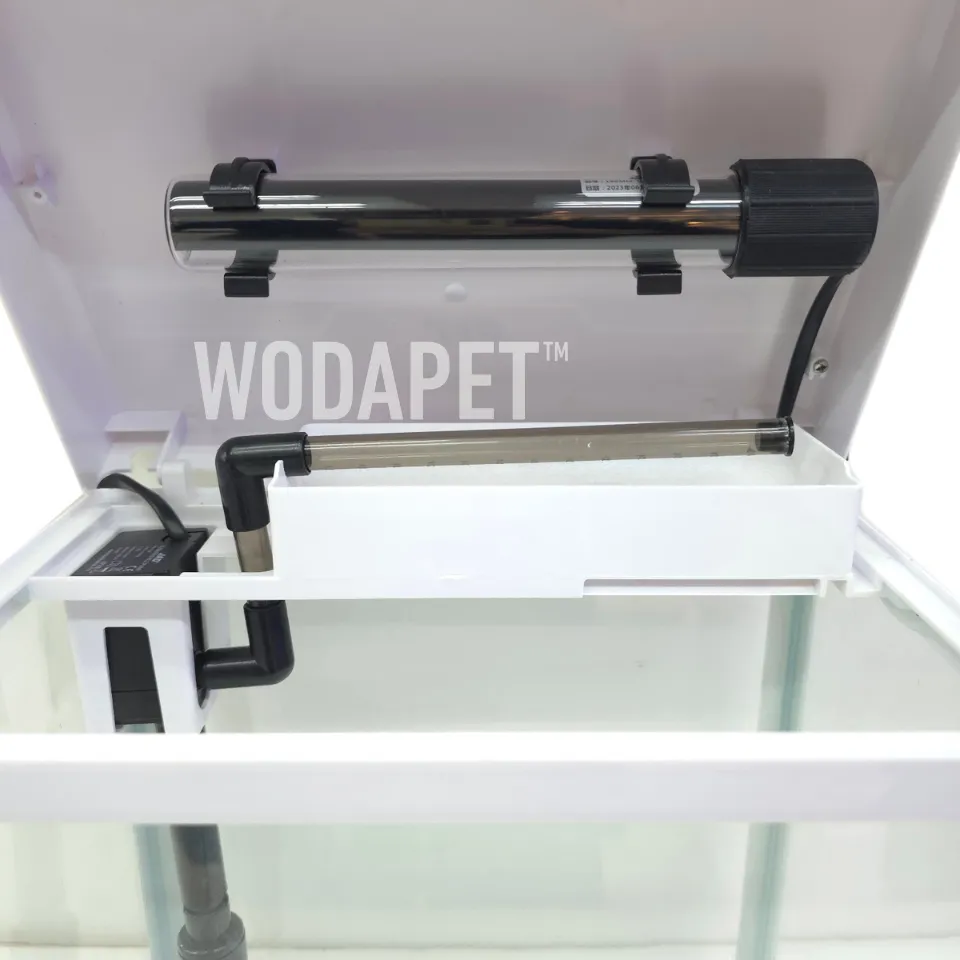 MS-220 上部過濾ㄇ型LED套缸 白/黑