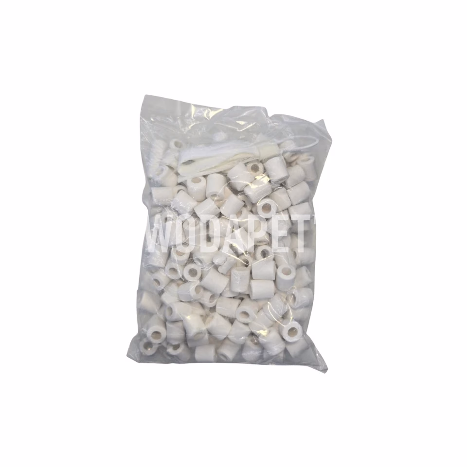 魚蝦飼料 12 源水 15mm石英陶瓷環 500G
