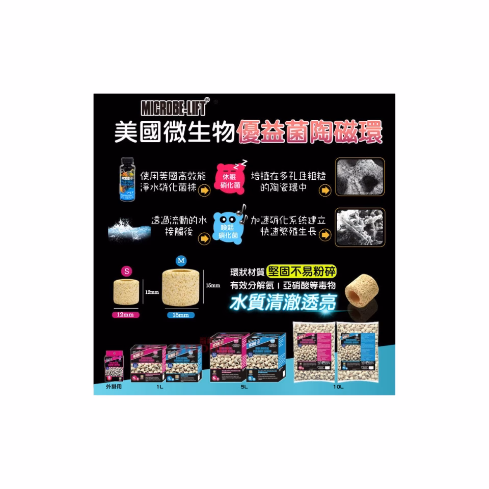 魚蝦飼料 7 美國陶磁環
